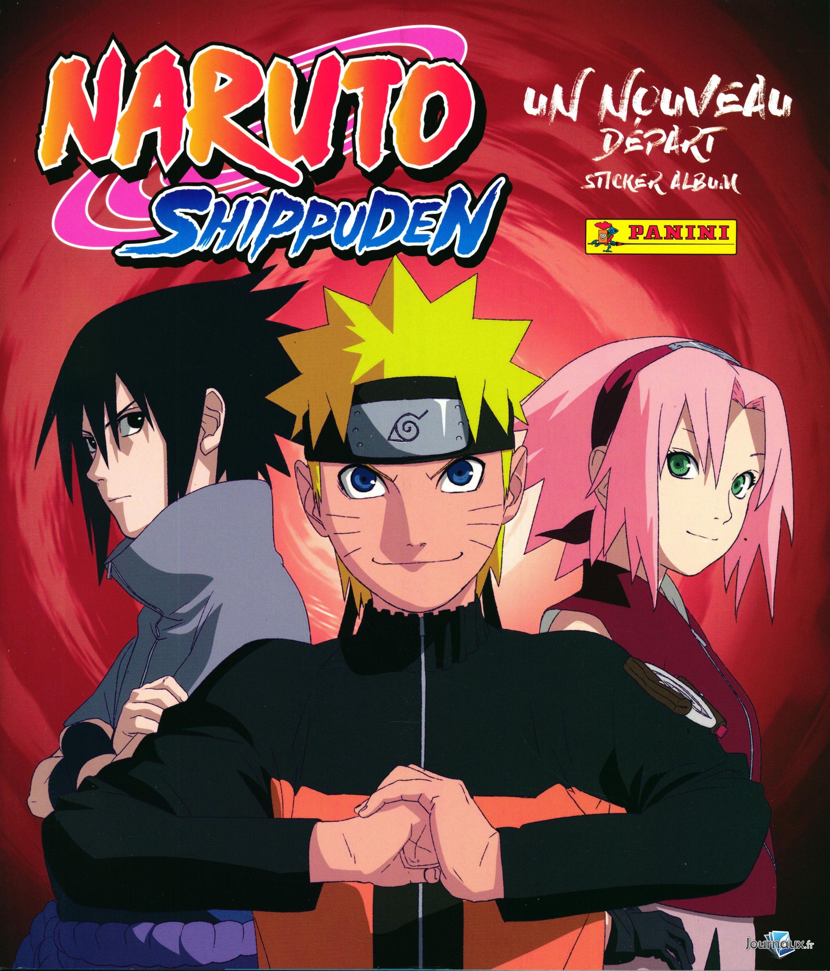 Album et son range carte Naruto Shippuden - Avec 2 pochettes de stickers