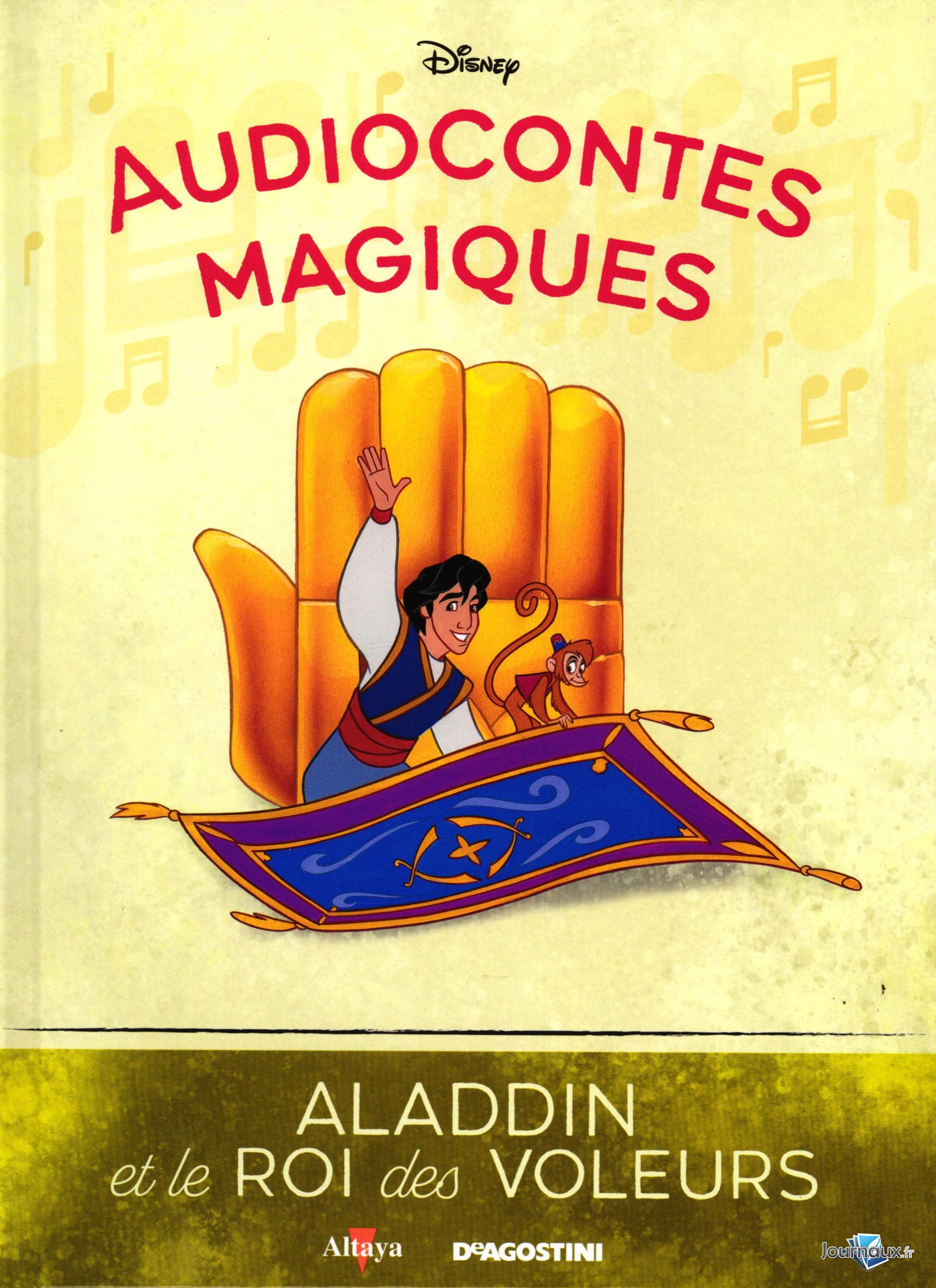 Livre Audiocontes Magiques Génie Aladdin Disney Altaya